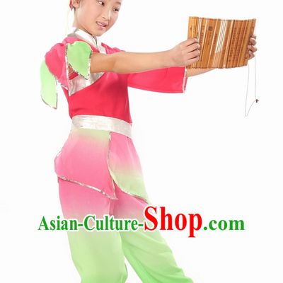 Ancient Student Dance Costume and Headdress Complete Set for Children