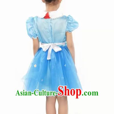 Lovely Primary Student Dance Costume and Headpiece for Children