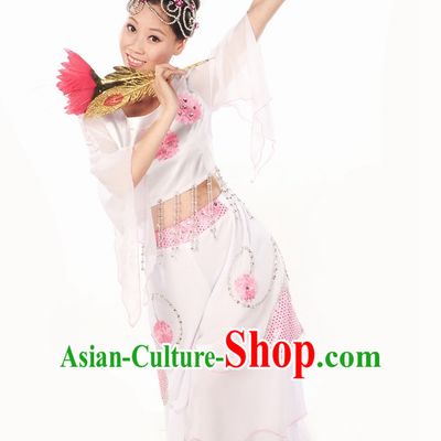 Classic Fan Dance Costume for Girls