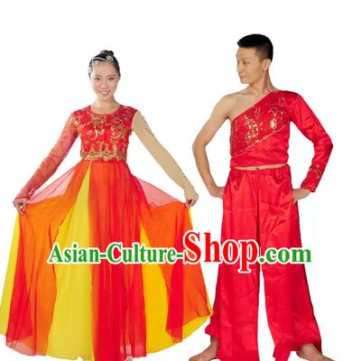 China Folk Dance Wear and Headdpieces for Women