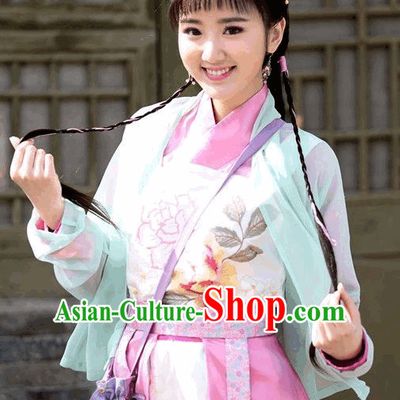 Ancient Chinese Wigs and Hair Accessories for Happy Girls