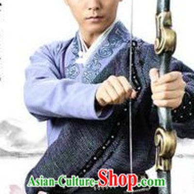 Ancient Chiense Archer Costume and Coronet for Men