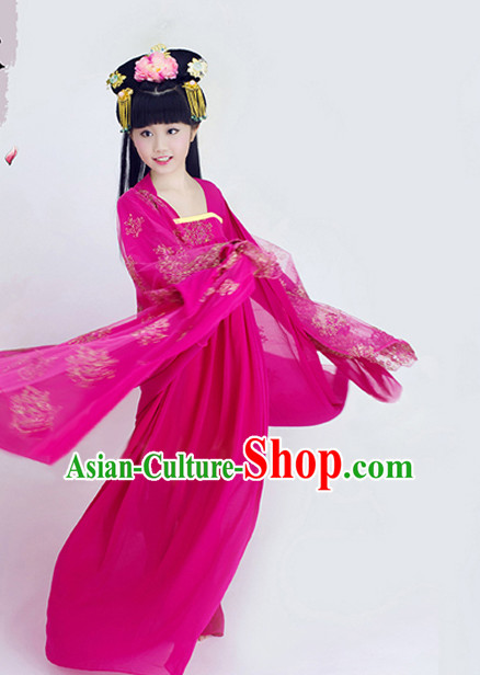 Tang Dynasty Princess Kids Hanfu Outfits