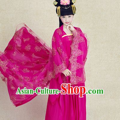 Tang Dynasty Princess Kids Hanfu Outfits