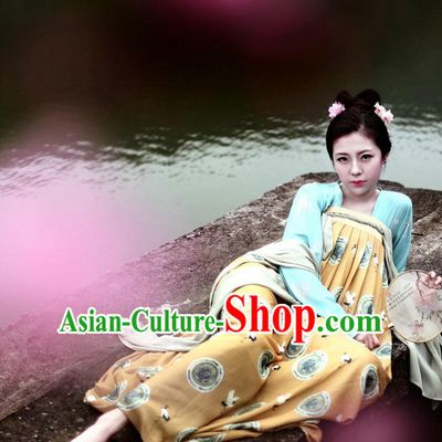 Tang Dynasty Chinese Halloween Costumes Plus Size Dresses online for Women