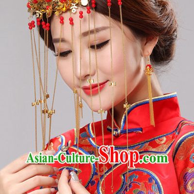 Traditional Chinese Bridal Wedding Hair Jewelry