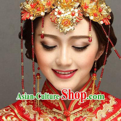 Traditional Chinese Bridal Wedding Hair Decorations
