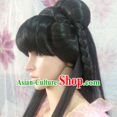 Ancient Chinese Traditional Hair extensions Wigs Fascinators Toupee Hair Pieces for Women