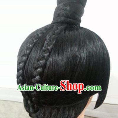 Chinese Ancient Male Prince Black Wigs