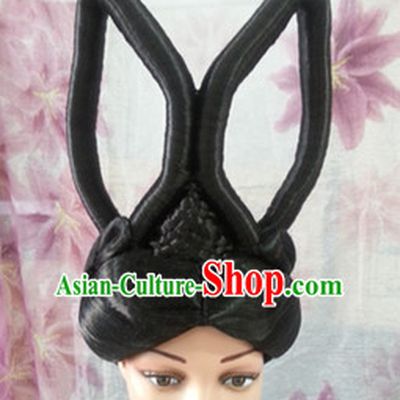 Chinese Classical Black Women Wigs for Girls