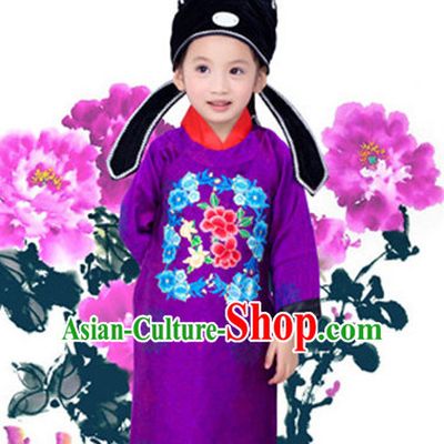 Tang Dynasty Clothing and Hat for Kids