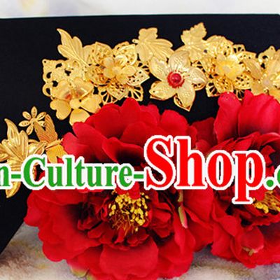 Qing Imperial Empress Hair Decorations.