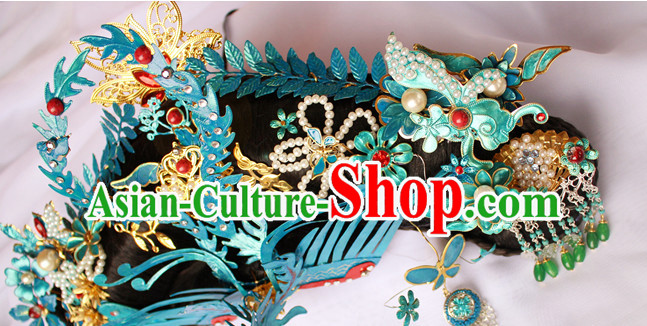 Qing Palace Imperial Empress Phoenix Hair Accessories Qing Palace Imperial Empress Phoenix Hair Accessories