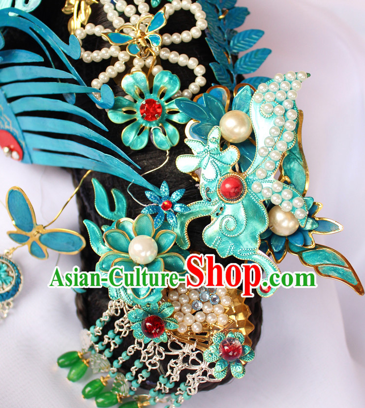 Qing Palace Imperial Empress Phoenix Hair Accessories Qing Palace Imperial Empress Phoenix Hair Accessories
