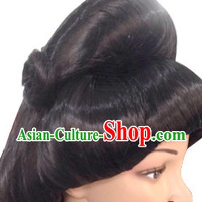 Chinese Traditional Wigs Hair Extensions Lace Front Wig Hair Pieces for Women