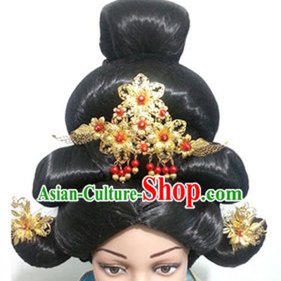 Chinese Classic Wigs Hair Extensions Lace Front Wig Hair Pieces for Women