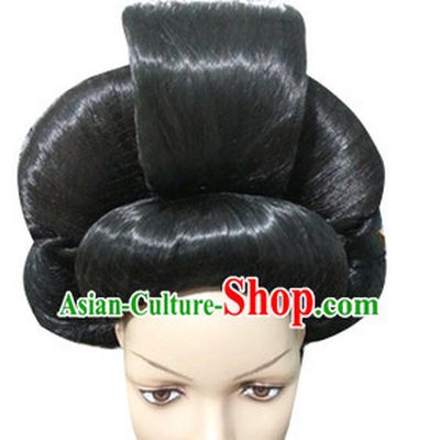 Chinese Classicial Queen Wig Hair Extensions Lace Front Wigs Hair Pieces for Women