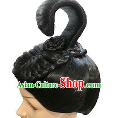 Chinese Classicial Queen Wigs Hair Extensions Lace Front Wig Hair Pieces for Women