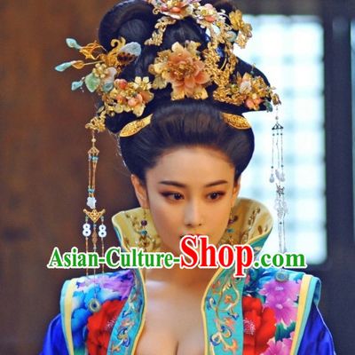 Chinese Handmade Queen Flower Hair Accessories Headband Headbands Fascinators Wedding Hair Clips