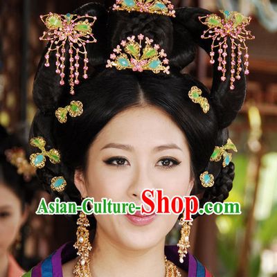 Chinese Handmade Empress Flower Hair Accessories Headband Headbands Fascinators Wedding Hair Clips