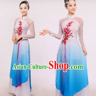 Chinese Fan Dance Costumes Dancewear Discount Dane Supply Clubwear Dance Wear China Wholesale Dance Clothes for Girls