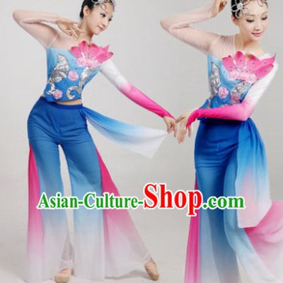 Chinese Folk Dance Costume Dancewear Discount Dane Supply Clubwear Dance Wear China Wholesale Dance Clothes for Women