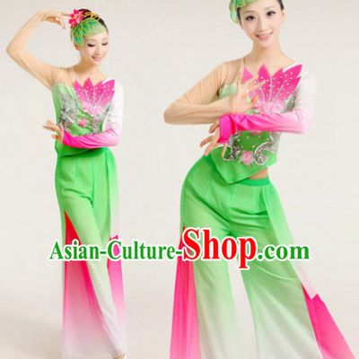 Chinese Folk Dance Costume Dancewear Discount Dane Supply Clubwear Dance Wear China Wholesale Dance Clothes for Girls