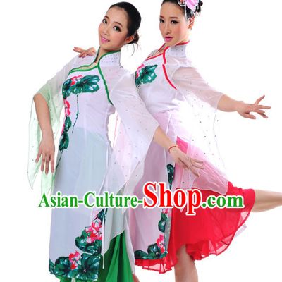 Chinese Girls Lotus Dance Costumes Dancewear Discount Dane Supply Clubwear Dance Wear China Wholesale Dance Clothes