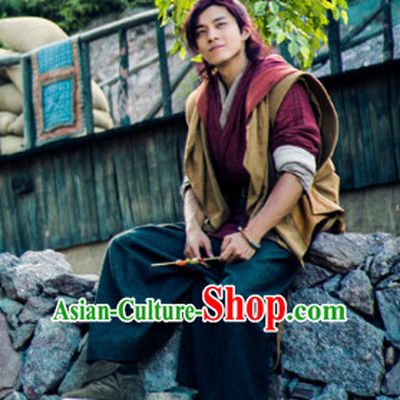 Chinese Traditional Swordsman Suit Outfits