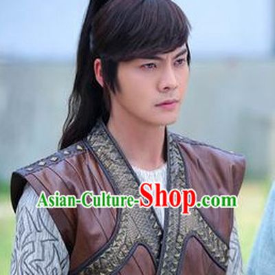 Ancient Chinese Swordsman Male Wigs