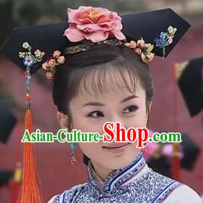 Qing Dynasty Palace Lady Manchu Hair Accessories