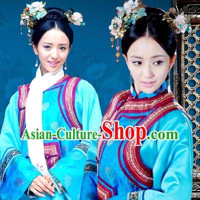 Qing Dynasty Princess Hair Jewelry Hairpins Hair Accessories