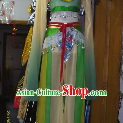Chinese Folk Dance Costume Competition Costumes Set