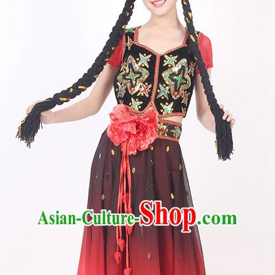 China Xinjiang Style Dance Costume Ideas Dancewear Supply Dance Wear Dance Clothes Suit