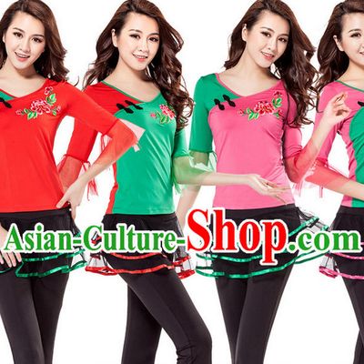 China Style Modern Dance Costume Ideas Dancewear Supply Dance Wear Dance Clothes Suit