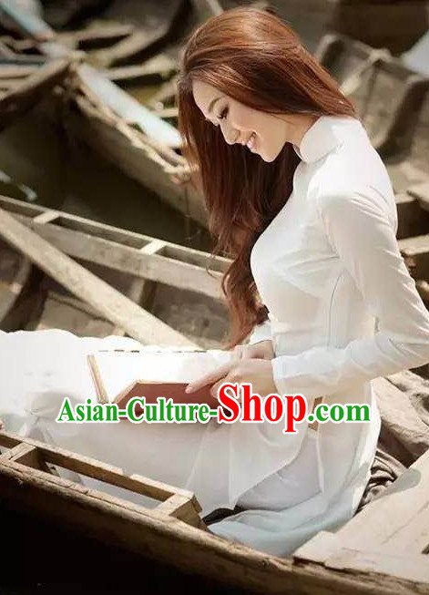 White Ao Dai Dresses for Women