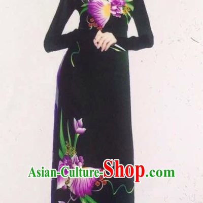 Traditional Ao Dai Dress Classic Dresses Ao Dai Causal Dresses for Women