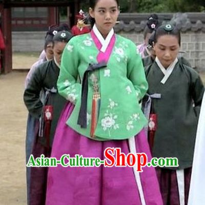 Royal Korean Princess Hanbok Outfits for Girls