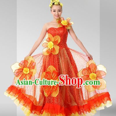 Chinese Stage Celebration Dancewear for Women