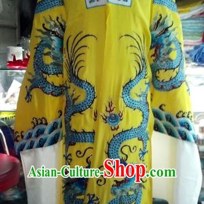 Chinese Long Yellow Dragon Robes