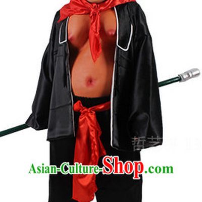Journey to the West Zhu Bajie Pig Deity Costume and Hat