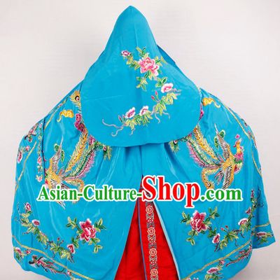 Blue Phoenix Embroidered Opera Princess Cape Complete Set