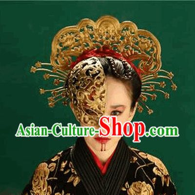 Ancient Chiense Mysterious Lady Mask and Hair Decorations