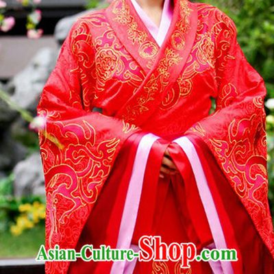 China Classicial Red Wedding Dress Complete Set for Women