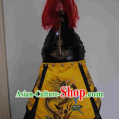 Ancient Chinese Qing Emperor Fighting Helmet Hat