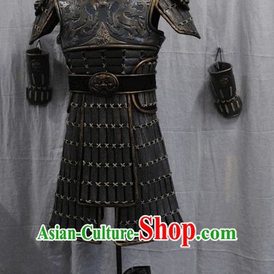 Asian Warrior Costume and Hat and Boots Full Set