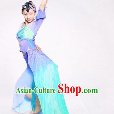 Chinese Classic Fan Dance Costume