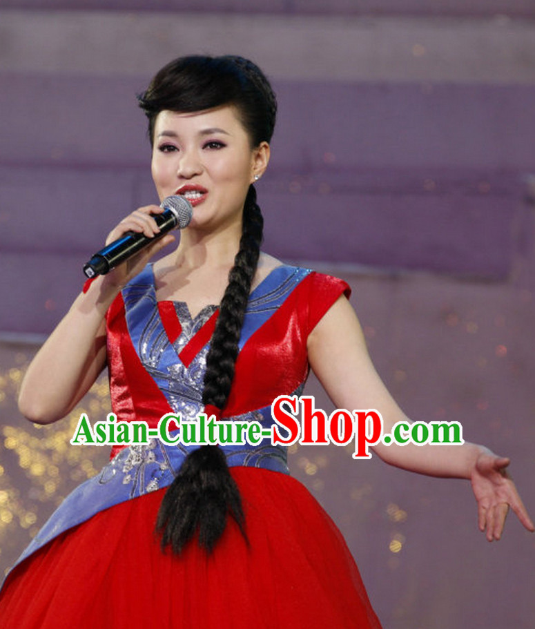 Chinese Style Singer Evening Dress Chinese Style Singer Evening Dress