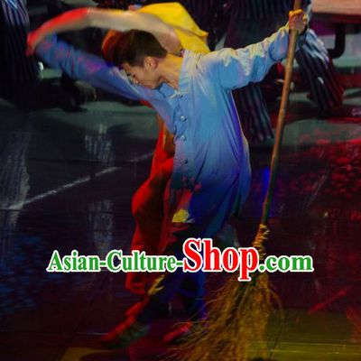 Shaolin Temple Cleaner Costume for Men