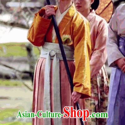 Tang Dynasty Waiter Maid Costumes for Women